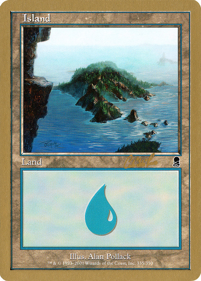 Island (cr335) (Carlos Romao) [World Championship Decks 2002] | Rock City Comics