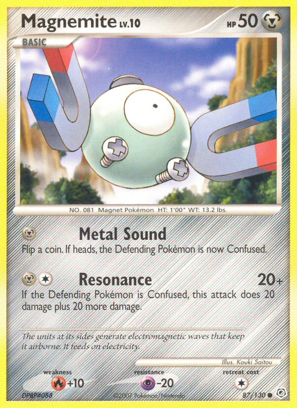 Magnemite (87/130) [Diamond & Pearl: Base Set] | Rock City Comics