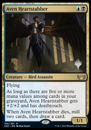 Aven Heartstabber (Promo Pack) [Streets of New Capenna Promos] | Rock City Comics