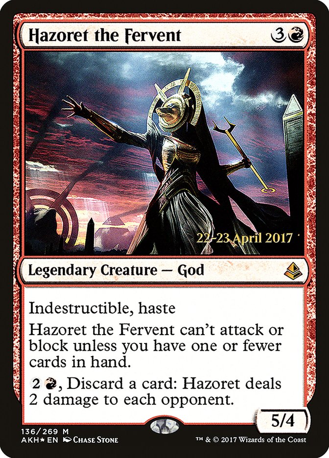Hazoret the Fervent  [Amonkhet Prerelease Promos] | Rock City Comics