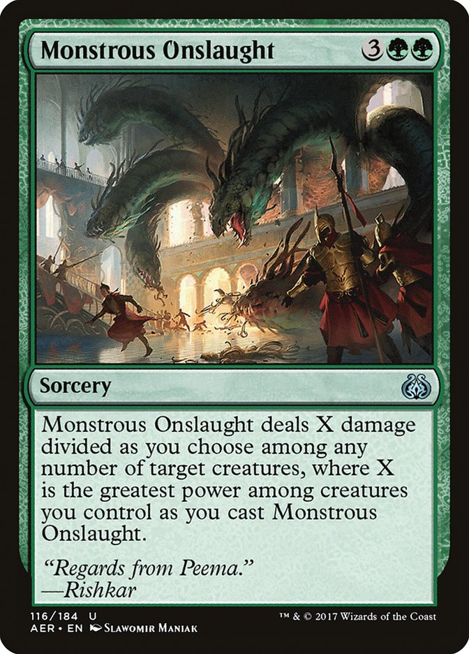 Monstrous Onslaught [Aether Revolt] | Rock City Comics