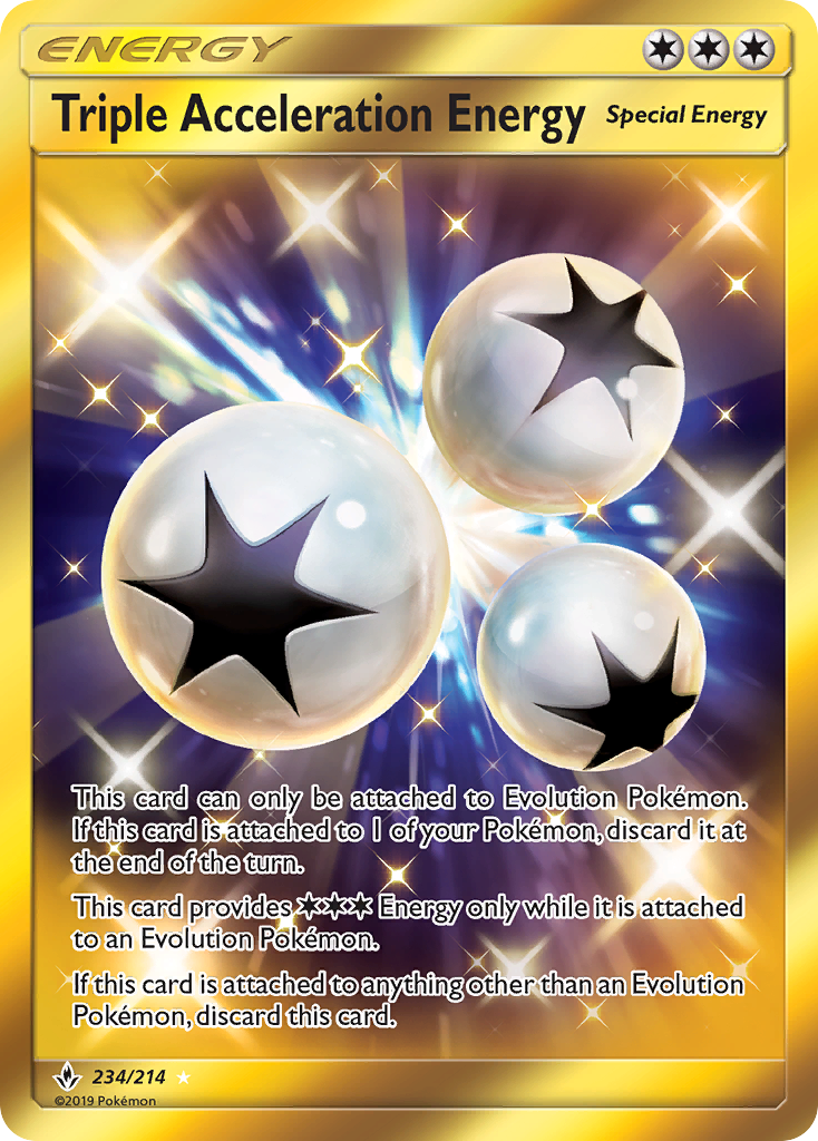 Triple Acceleration Energy (234/214) [Sun & Moon: Unbroken Bonds] | Rock City Comics