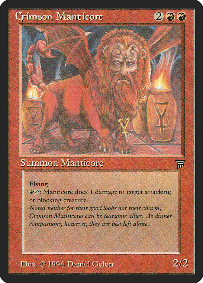 Crimson Manticore [Legends] | Rock City Comics