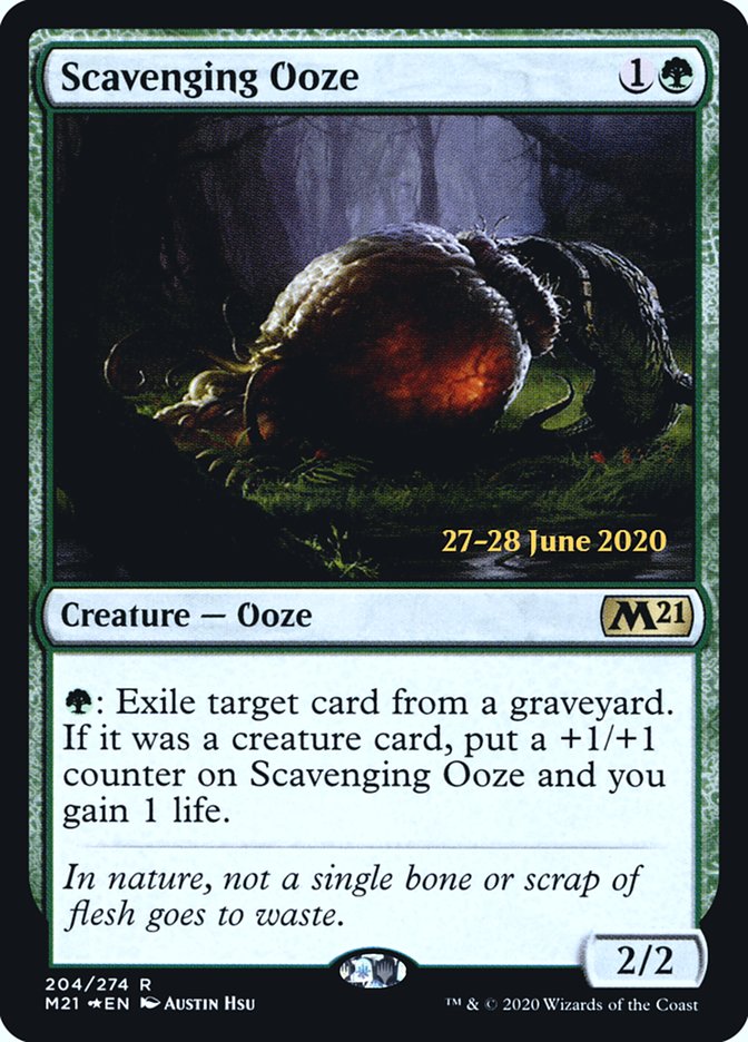 Scavenging Ooze  [Core Set 2021 Prerelease Promos] | Rock City Comics