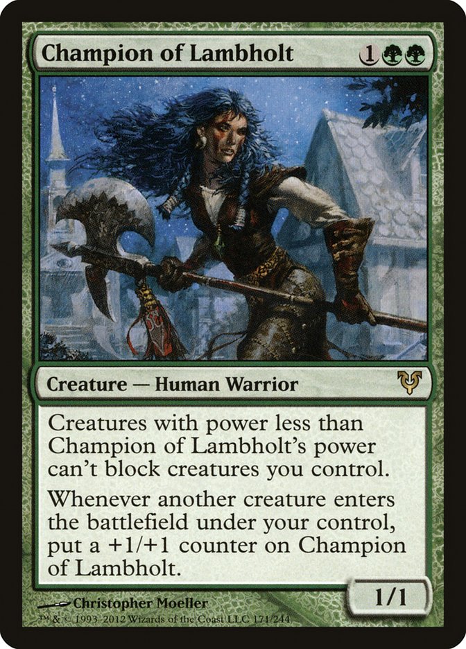 Champion of Lambholt [Avacyn Restored] | Rock City Comics