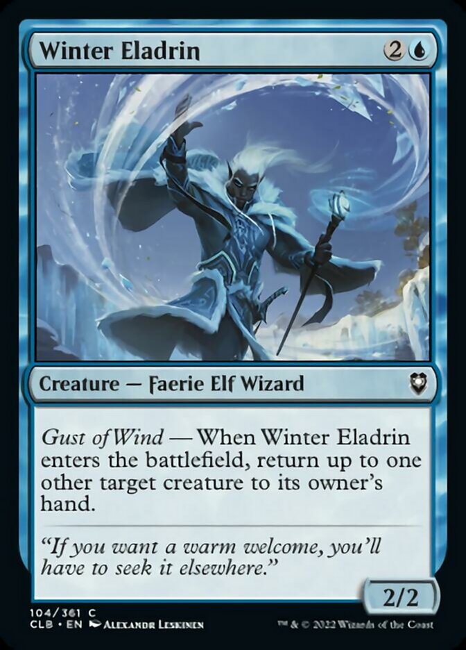 Winter Eladrin [Commander Legends: Battle for Baldur's Gate] | Rock City Comics