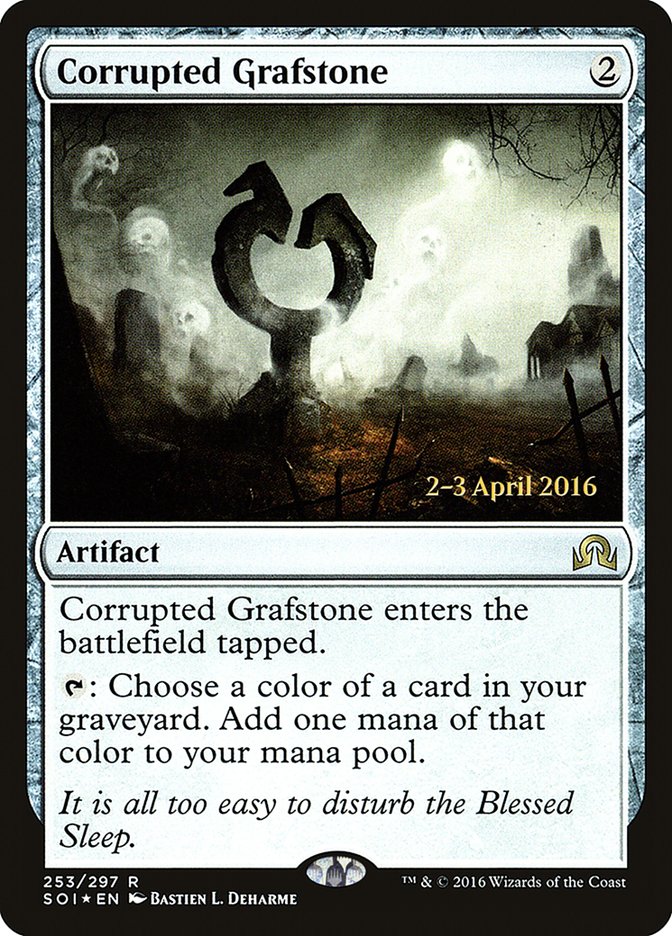 Corrupted Grafstone [Shadows over Innistrad Prerelease Promos] | Rock City Comics