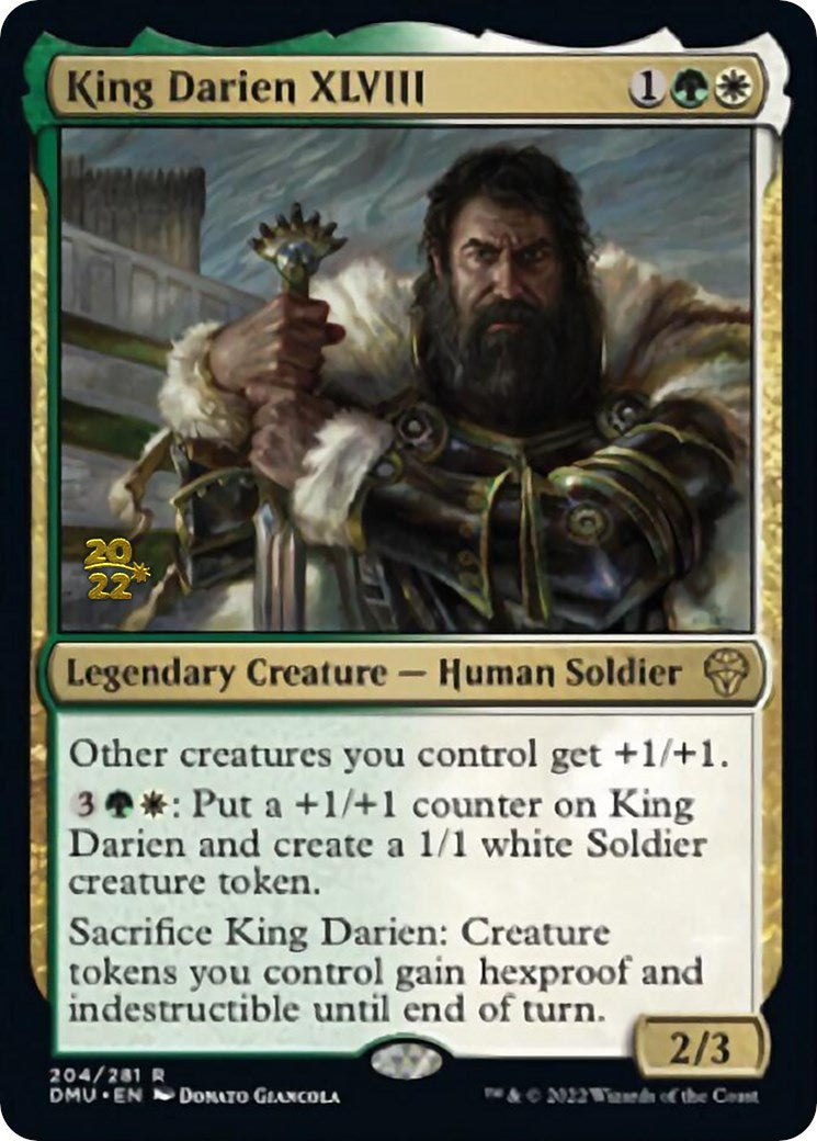 King Darien XLVIII [Dominaria United Prerelease Promos] | Rock City Comics