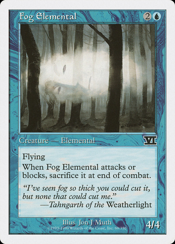 Fog Elemental [Classic Sixth Edition] | Rock City Comics