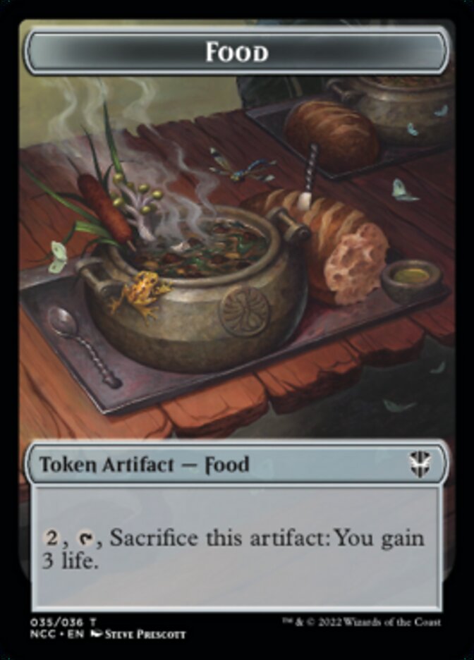 Food // Citizen Double-sided Token [Streets of New Capenna Commander Tokens] | Rock City Comics