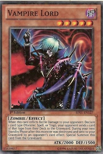 Vampire Lord [BP01-EN127] Starfoil Rare | Rock City Comics