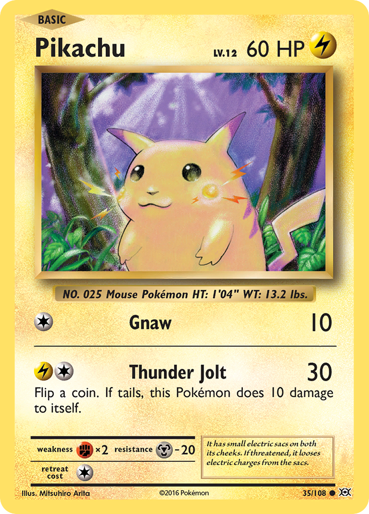 Pikachu (35/108) [XY: Evolutions] | Rock City Comics