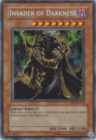 Invader of Darkness [IOC-EN111] Secret Rare | Rock City Comics