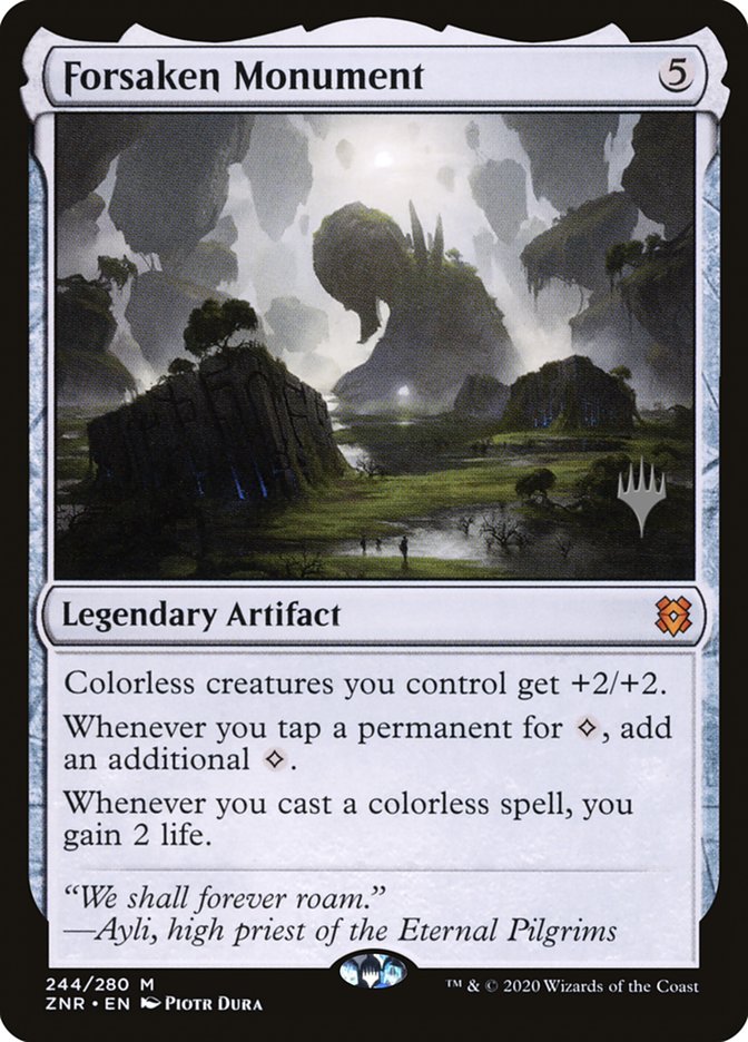 Forsaken Monument (Promo Pack) [Zendikar Rising Promos] | Rock City Comics