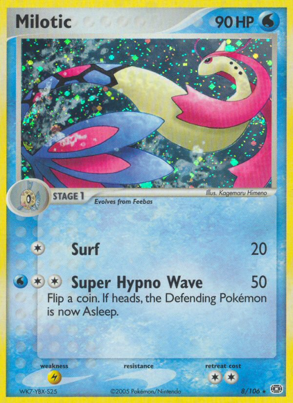 Milotic (8/106) [EX: Emerald] | Rock City Comics