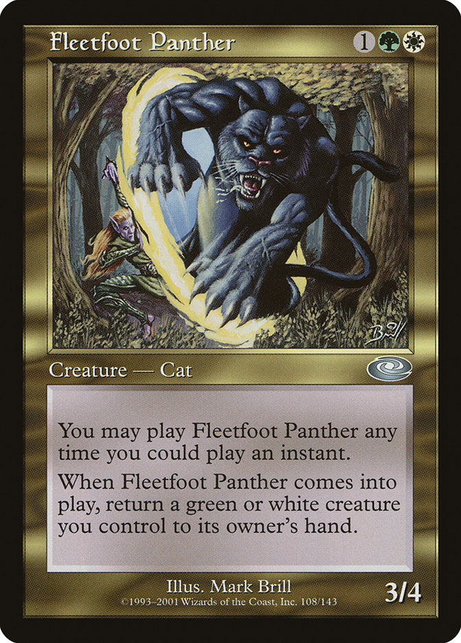 Fleetfoot Panther [Planeshift] | Rock City Comics