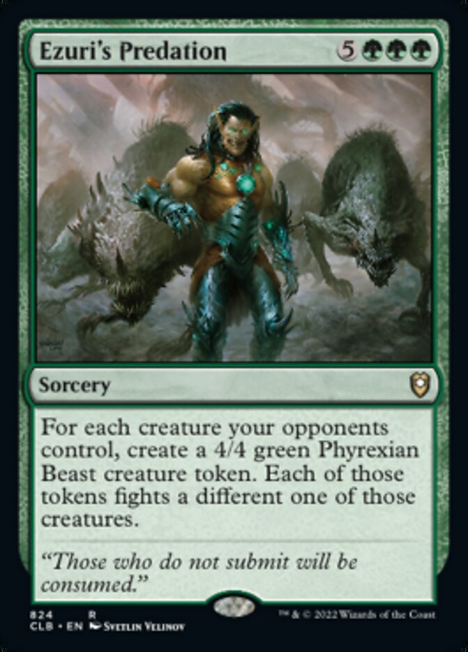 Ezuri's Predation [Commander Legends: Battle for Baldur's Gate] | Rock City Comics