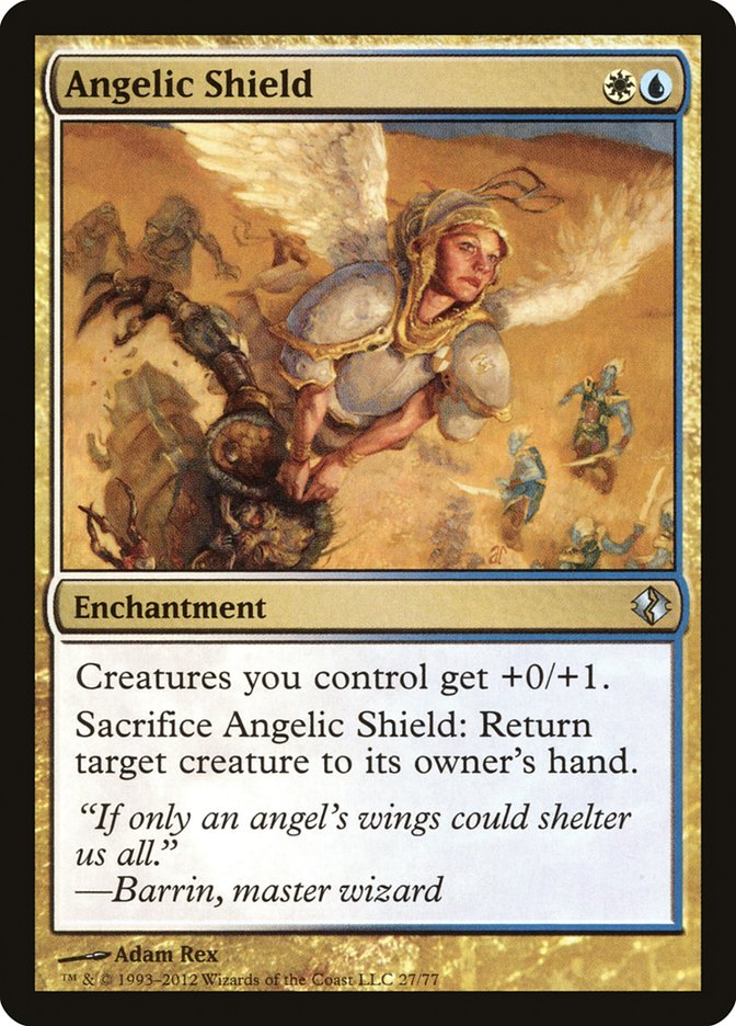 Angelic Shield [Duel Decks: Venser vs. Koth] | Rock City Comics