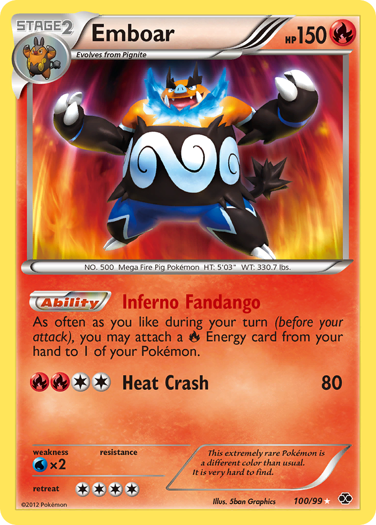 Emboar (100/99) [Black & White: Next Destinies] | Rock City Comics