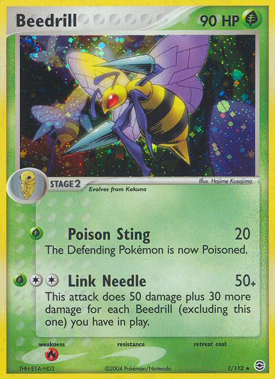 Beedrill (1/112) [EX: FireRed & LeafGreen] | Rock City Comics