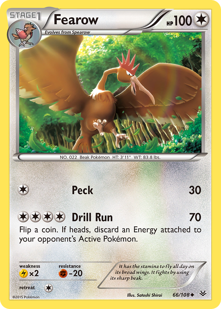 Fearow (66/108) [XY: Roaring Skies] | Rock City Comics