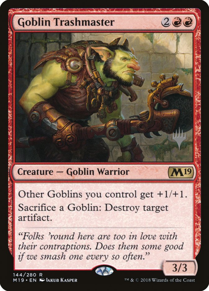 Goblin Trashmaster (Promo Pack) [Core Set 2019 Promos] | Rock City Comics