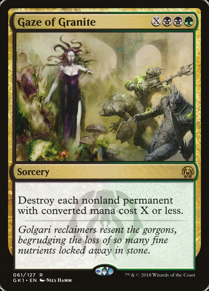 Gaze of Granite [Guilds of Ravnica Guild Kit] | Rock City Comics