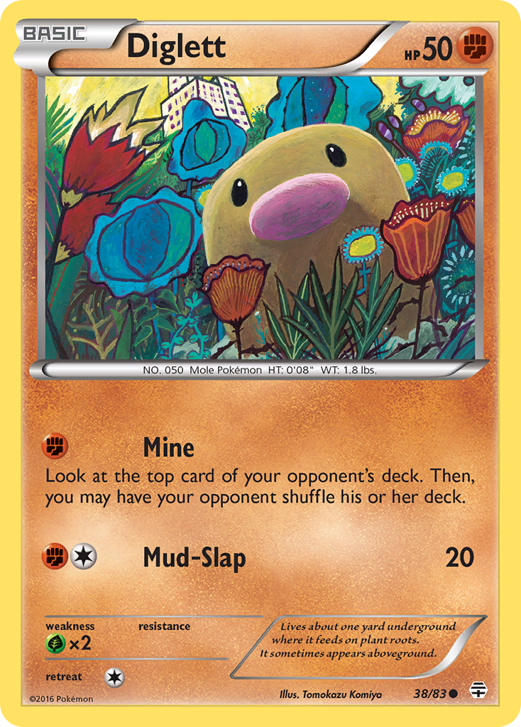 Diglett (38/83) [XY: Generations] | Rock City Comics