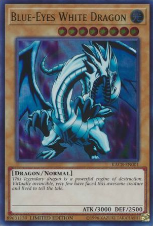 Blue-Eyes White Dragon (Oversized) [KACB-EN001] Promo | Rock City Comics