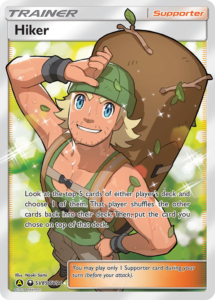 Hiker (SV85/SV94) [Sun & Moon: Hidden Fates - Shiny Vault] | Rock City Comics