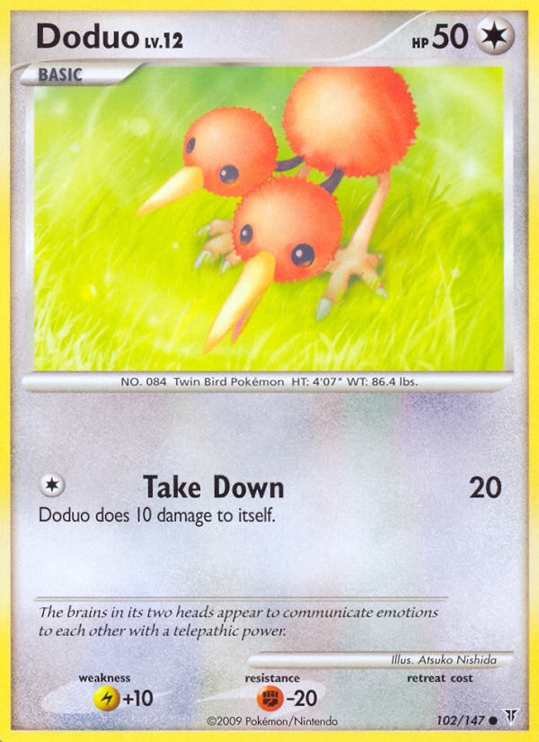 Doduo (102/147) [Platinum: Supreme Victors] | Rock City Comics