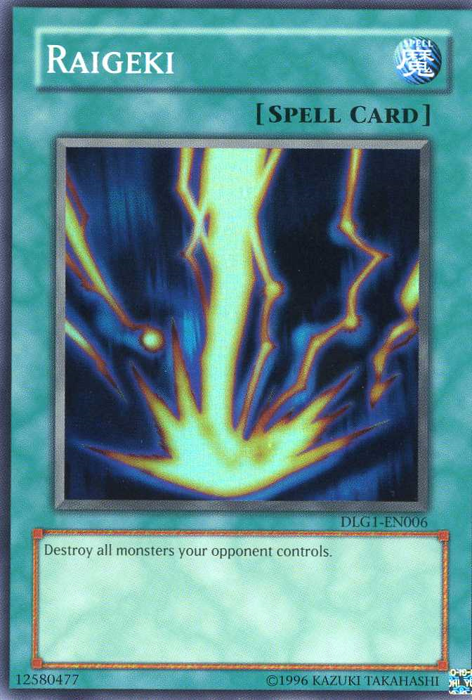 Raigeki [DLG1-EN006] Super Rare | Rock City Comics