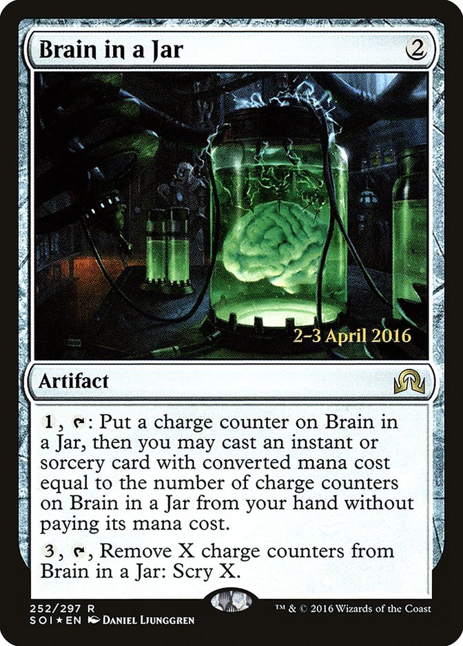 Brain in a Jar [Shadows over Innistrad Prerelease Promos] | Rock City Comics