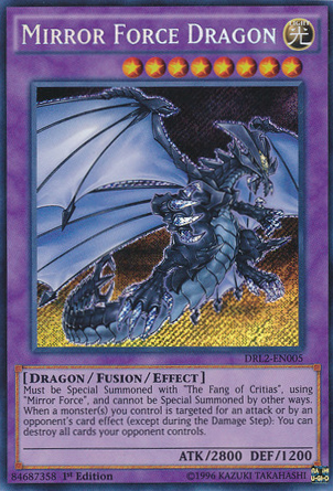 Mirror Force Dragon [DRL2-EN005] Secret Rare | Rock City Comics