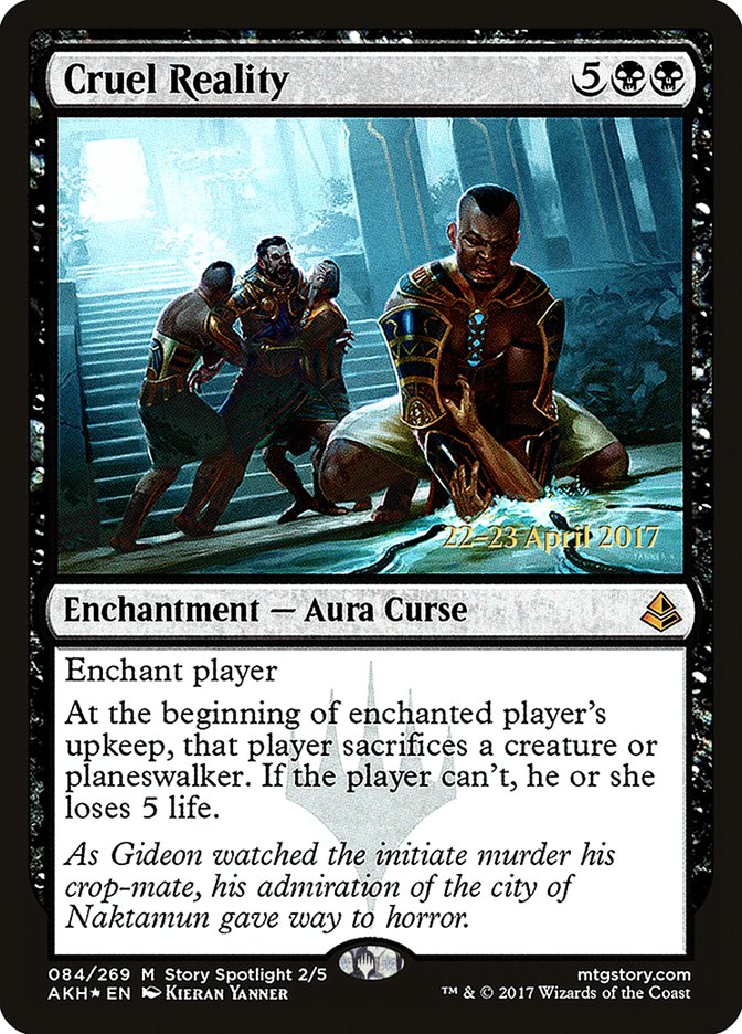 Cruel Reality  [Amonkhet Prerelease Promos] | Rock City Comics