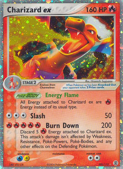 Charizard ex (105/112) [EX: FireRed & LeafGreen] | Rock City Comics