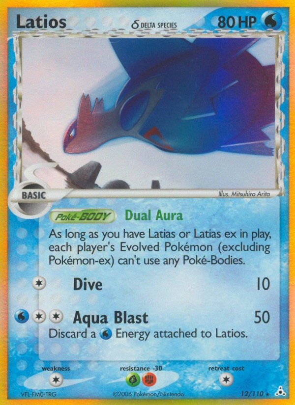 Latios (12/110) (Delta Species) [EX: Holon Phantoms] | Rock City Comics