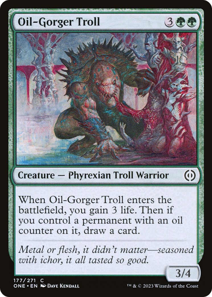 Oil-Gorger Troll [Phyrexia: All Will Be One] | Rock City Comics