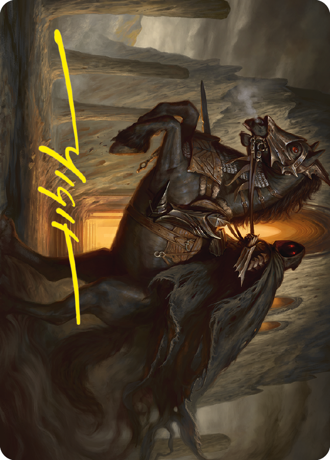 Nazgul Art Card (Gold-Stamped Signature) [The Lord of the Rings: Tales of Middle-earth Art Series] | Rock City Comics