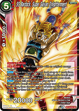 SS Bardock, Super Saiyan Enlightenment [BT13-010] | Rock City Comics