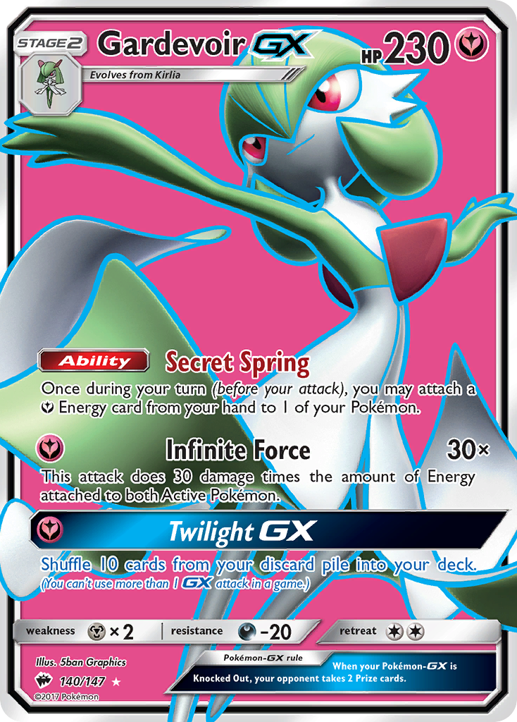 Gardevoir GX (140/147) [Sun & Moon: Burning Shadows] | Rock City Comics