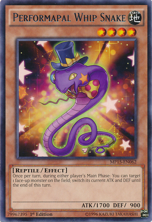 Performapal Whip Snake [MP15-EN062] Rare | Rock City Comics