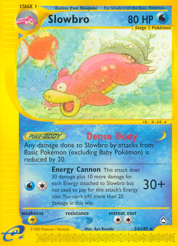 Slowbro (33/147) [Aquapolis] | Rock City Comics