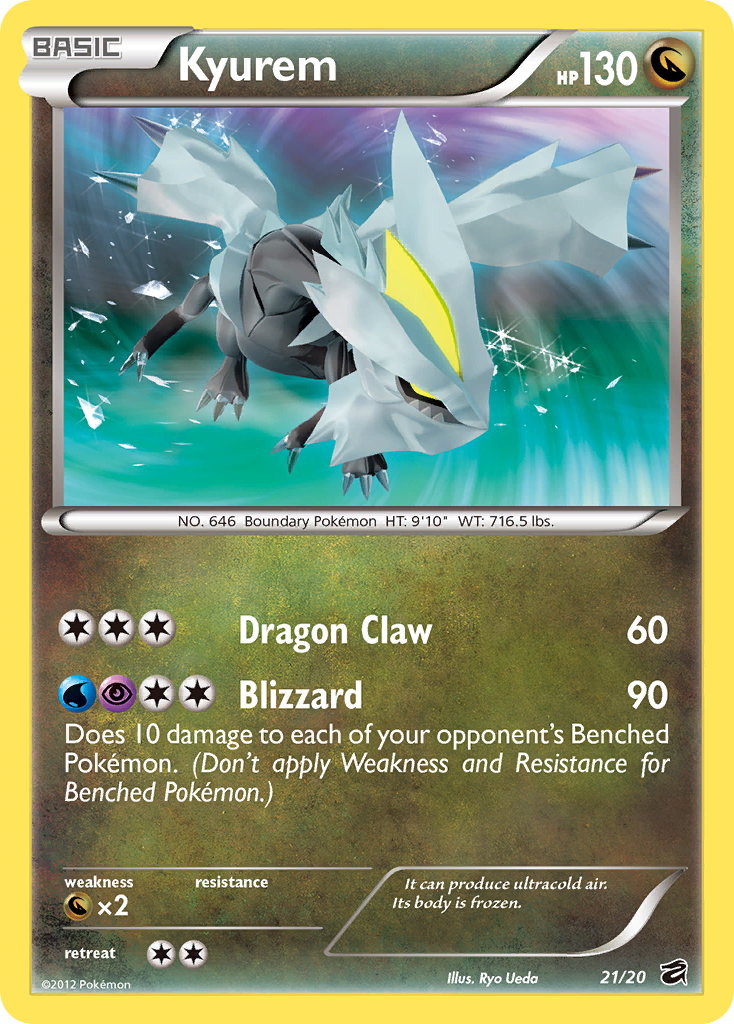 Kyurem (21/20) [Black & White: Dragon Vault] | Rock City Comics
