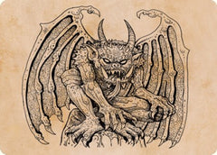 Cloister Gargoyle (Showcase) Art Card [Dungeons & Dragons: Adventures in the Forgotten Realms Art Series] | Rock City Comics