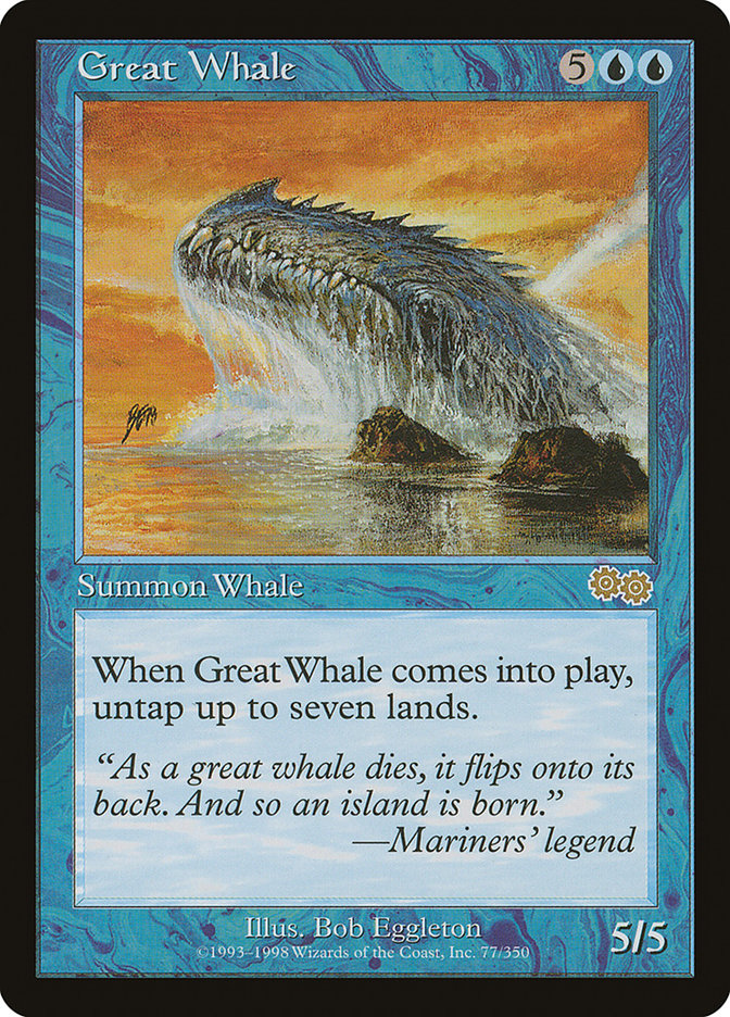 Great Whale [Urza's Saga] | Rock City Comics