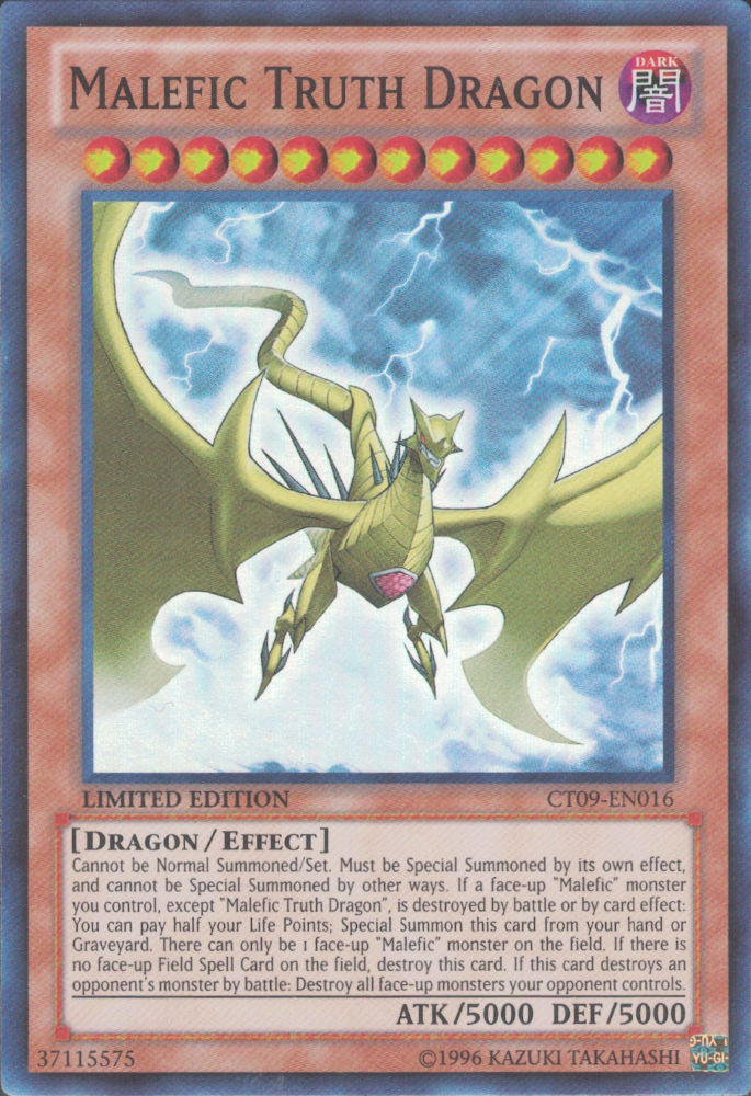 Malefic Truth Dragon [CT09-EN016] Super Rare | Rock City Comics