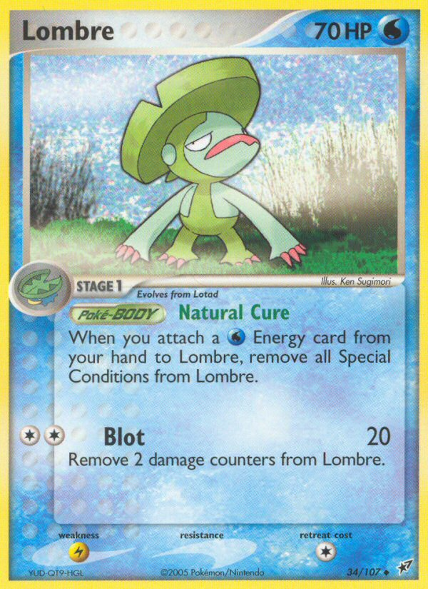 Lombre (34/107) [EX: Deoxys] | Rock City Comics