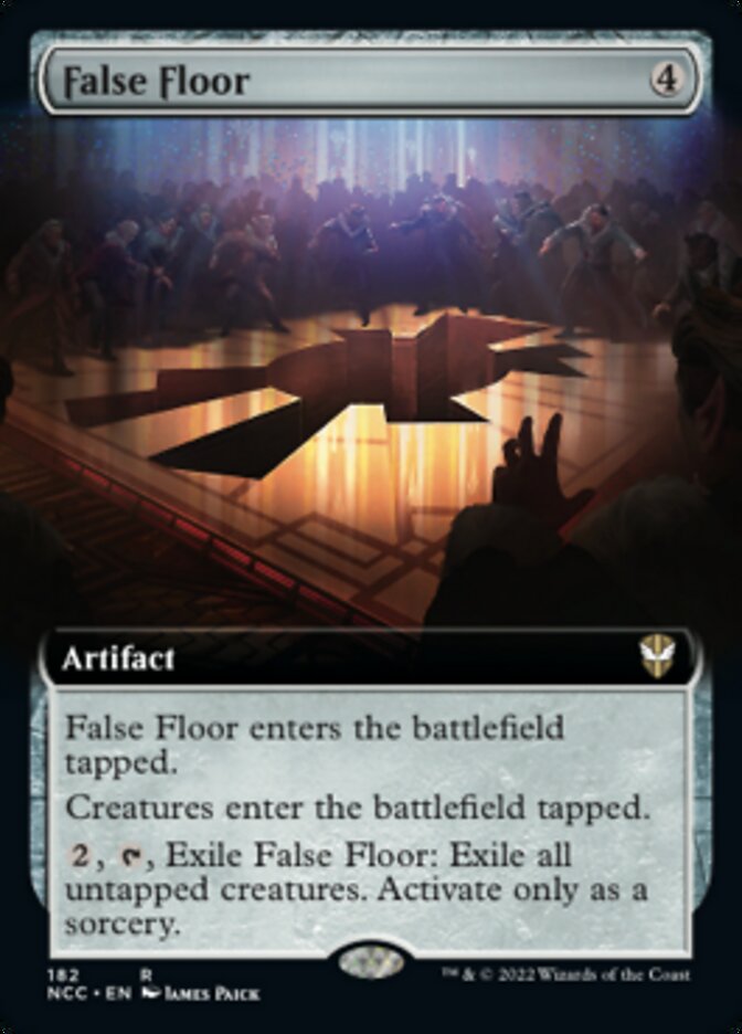 False Floor (Extended Art) [Streets of New Capenna Commander] | Rock City Comics