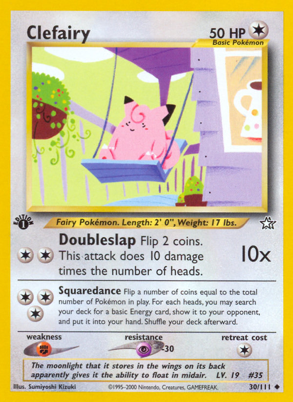 Clefairy (30/111) [Neo Genesis 1st Edition] | Rock City Comics